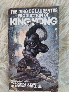 Vintage 1977 King Kong Complete Script Ace Paperback 1st Printing Frazetta Cover